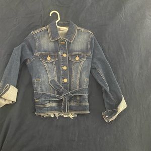 Cabi tie waist jean jacket